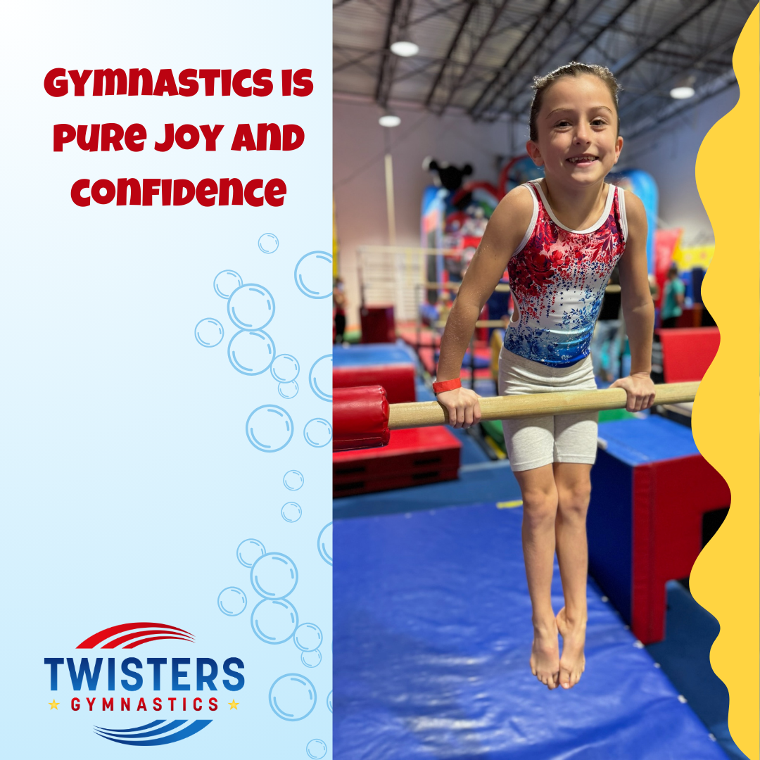 Gymnastics is pure joy and confidence